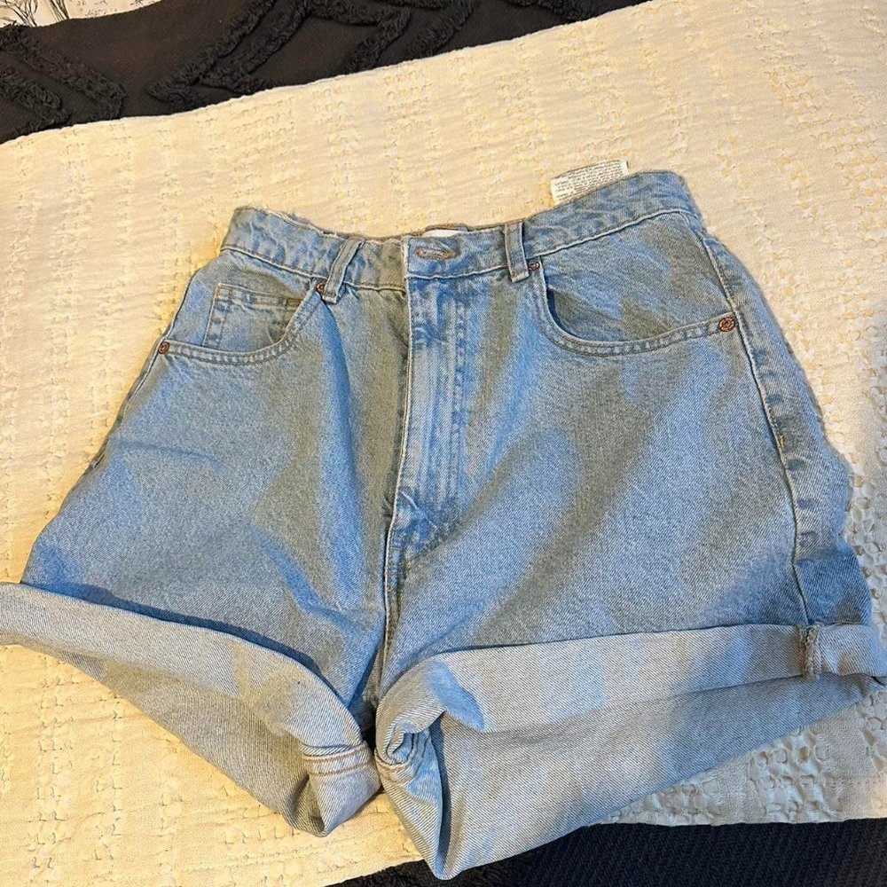 Zara Womens Blue Shorts